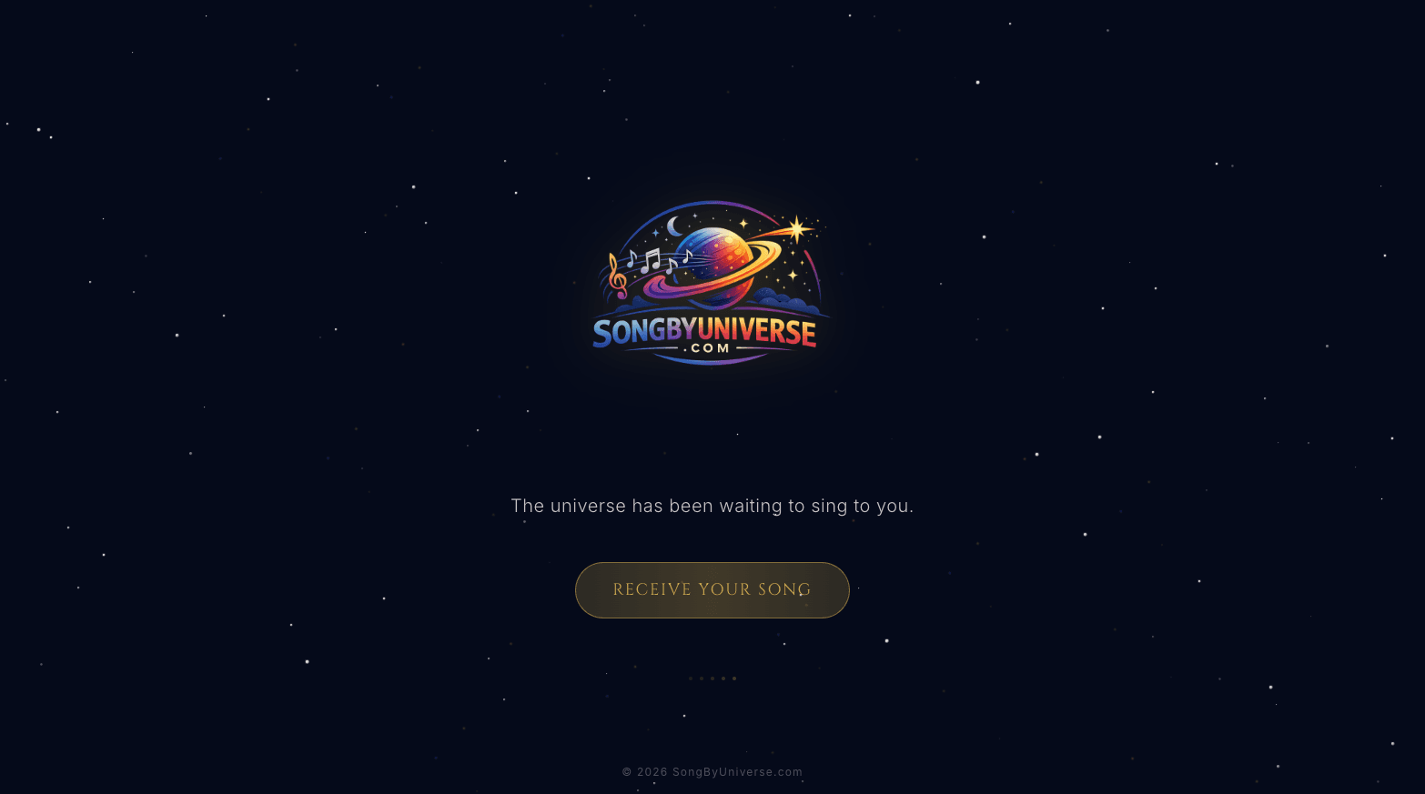 Interactive Music Campaign Microsite